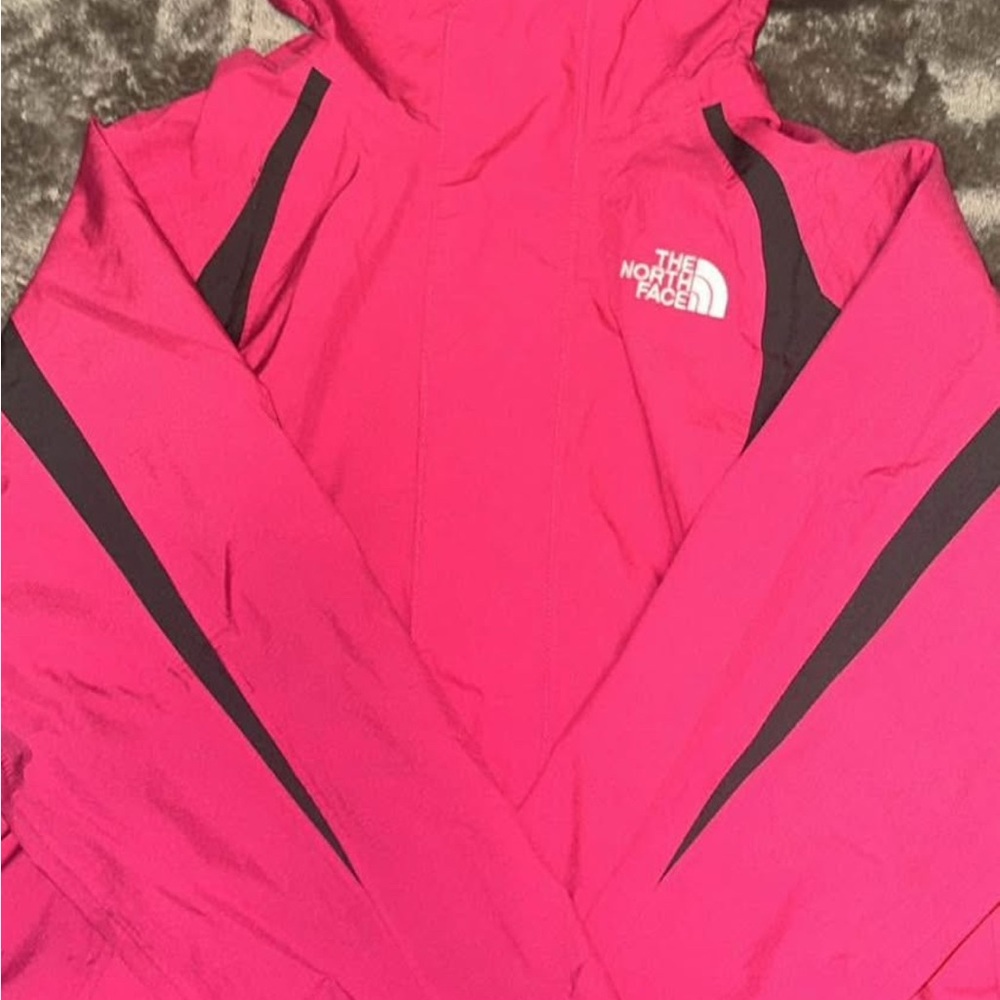 The North Face Kids' Fuchsia and Black Ski Jacket